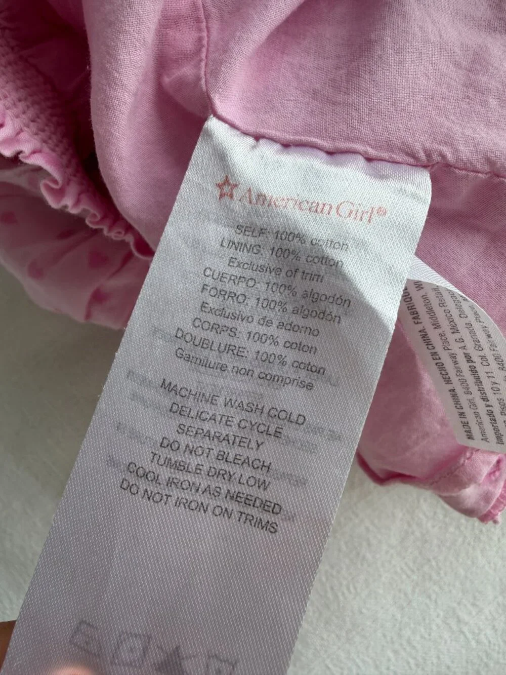 LoveShackFancy x American Girl Doll Girls Rosy Ruffle Billy Skirt